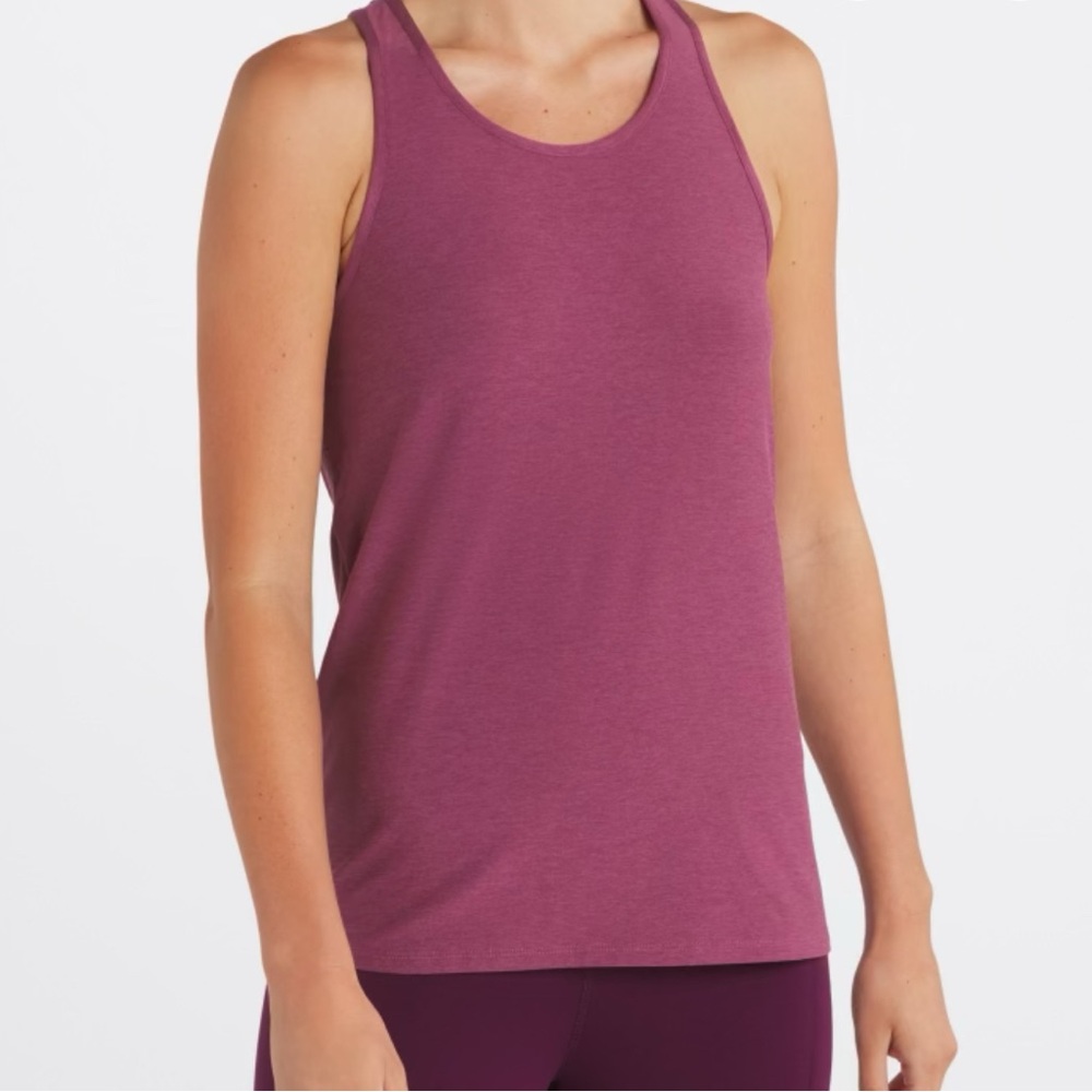 We Wander StitchFix WeFlex Gabbi Cross-Back Tank Top, Purple, Size XL - Picture 2 of 15